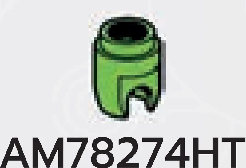 Brick 1 x 1 ball joint socket, base in Green, Soft Grass