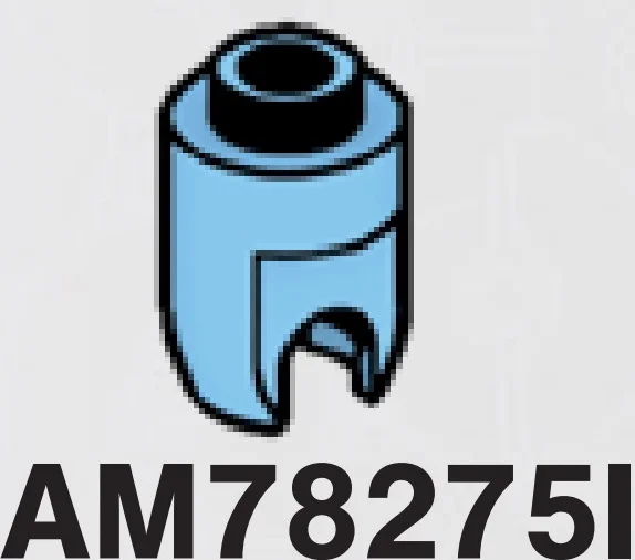 Brick 1 x 1 ball joint socket, top