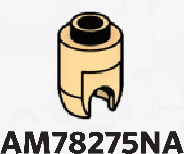 Brick 1 x 1 ball joint socket, top