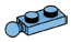 Plate Modified 1 x 2 with ball joint on end, small in Blue, Deep Pastel