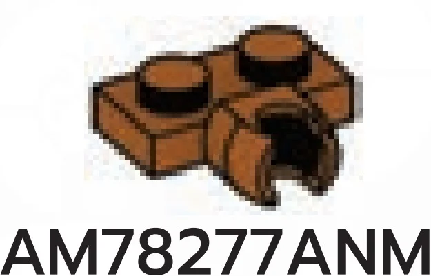 Plate Modified 1 x 2 with small ball joint socket on side