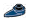Plate 1 x 1 round with hole and pointed blade in Blue, Midnight