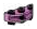Brick 1 x 3 half-round, two-thirds height w/ ball joint socket in Mauve