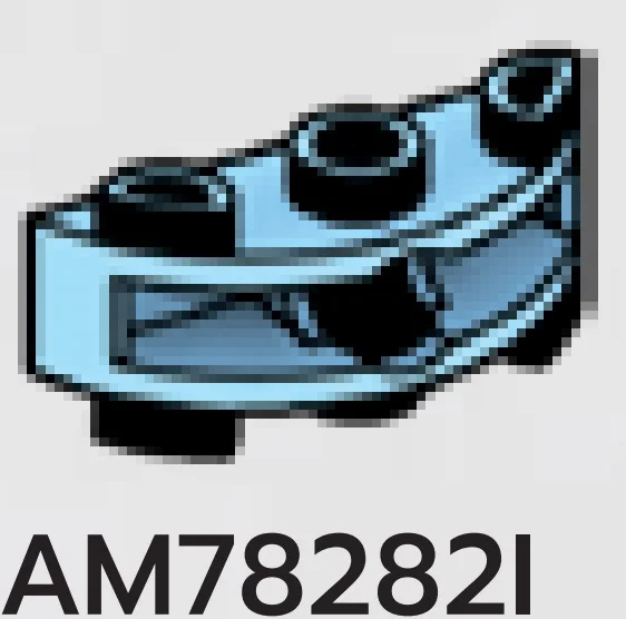 Brick 1 x 3 half-round, two-thirds height w/ ball joint socket