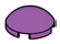 Tile 2 x 2 round dome in Magenta, Rich