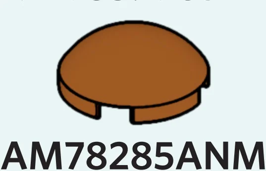 Tile 2 x 2 round dome