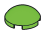 Tile 2 x 2 round dome in Green, Soft Grass