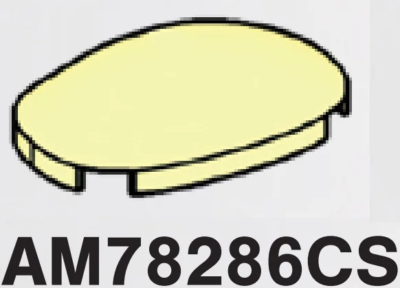 Brick 2 x 1 x 3 round dome in Yellow, Pastel