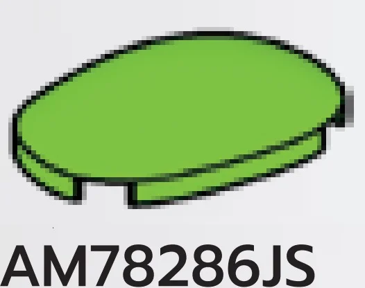 Brick 2 x 1 x 3 round dome in Green, Lime