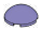 Brick 3 x 1 x 3 round dome