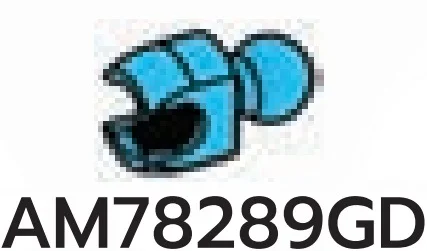 Connector: ball joint small with ball joint socket in Blue, Rich Sky