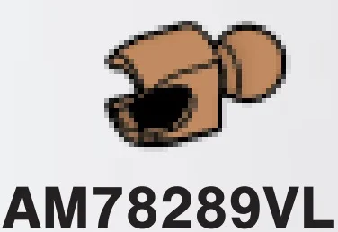 Connector: ball joint small with ball joint socket in Brown, Light Nougat