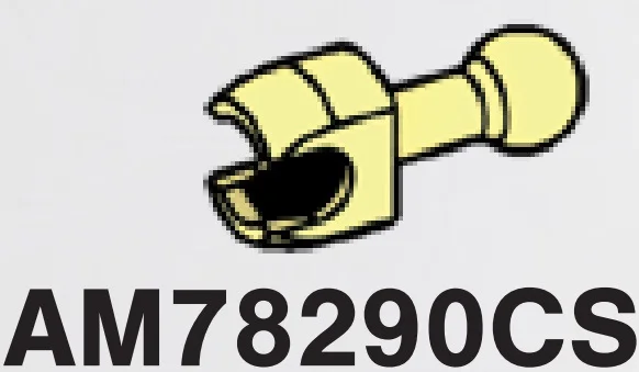 Connector: ball socket & ball joint on small shaft in Sand, Dark