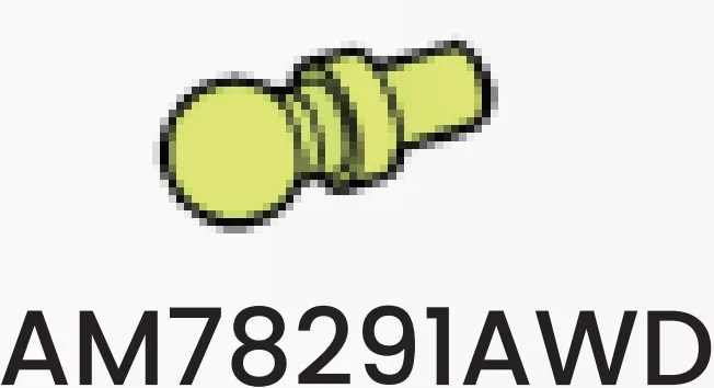 Connector: ball socket joint on small pin