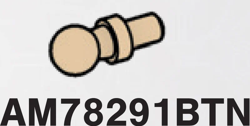 Connector: ball socket joint on small pin in Sand, Dark