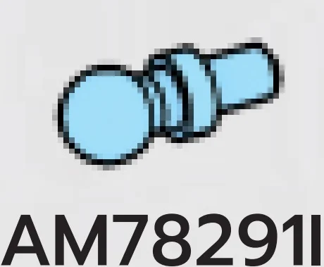 Connector: ball socket joint on small pin in Blue, Deep Pastel