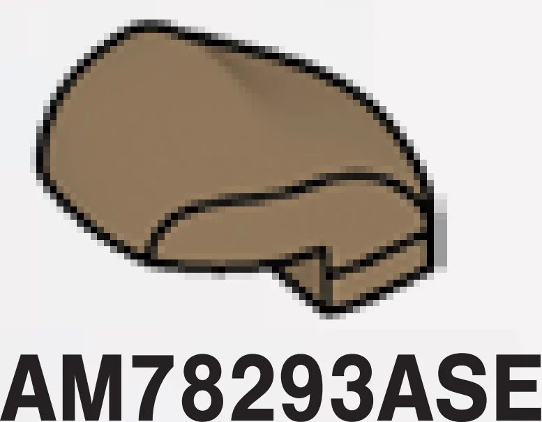 Slope 2 x 2 rounded tile in Brown, Teak