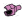 Connector: ball socket medium on small pin in Mauve