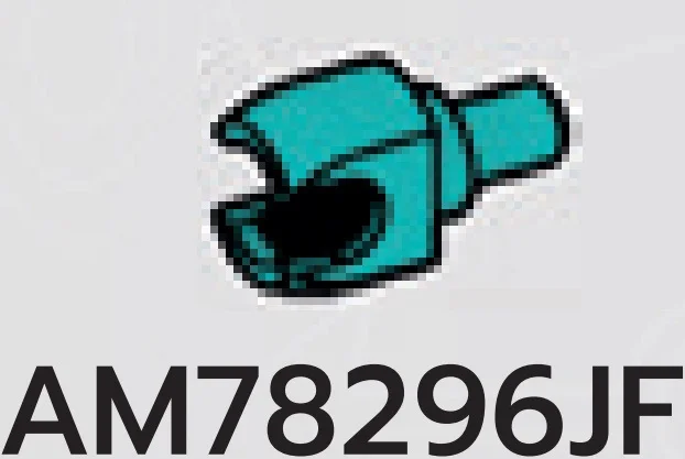 Connector: ball socket medium on small pin in Blue, Robin's Egg