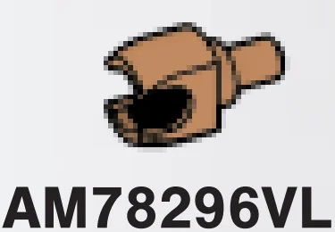 Connector: ball socket medium on small pin in Brown, Light Nougat
