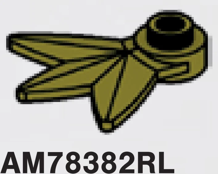 Plate 1 x 1 round with hole and three protruding blades in Green, Rich