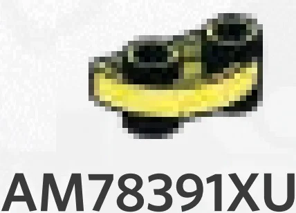 Plate 1 x 2 half-round Connector: male:male