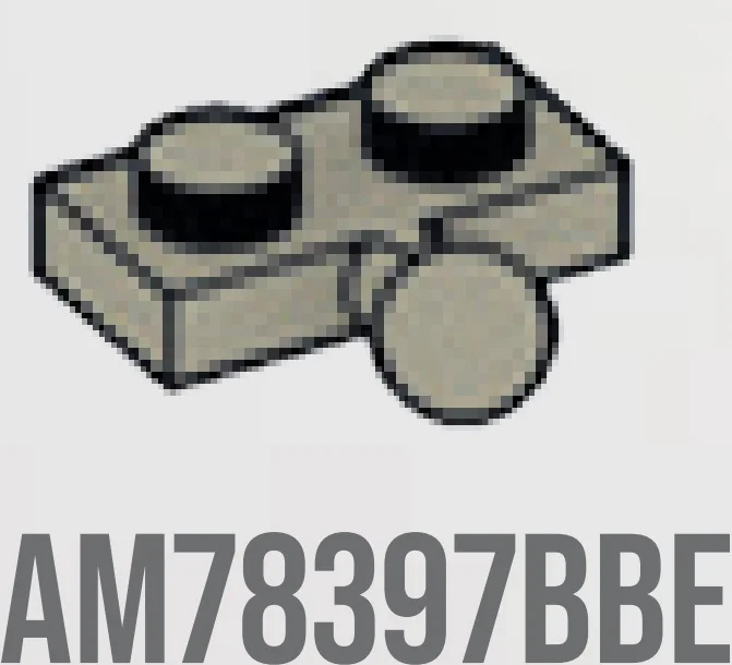 Plate 1 x 2 w/ Ball Joint
