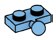 Plate 1 x 2 w/ Ball Joint in Blue, Deep Pastel