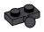 Plate 1 x 2 w/ Ball Joint in Metal, Iron (Metallic)