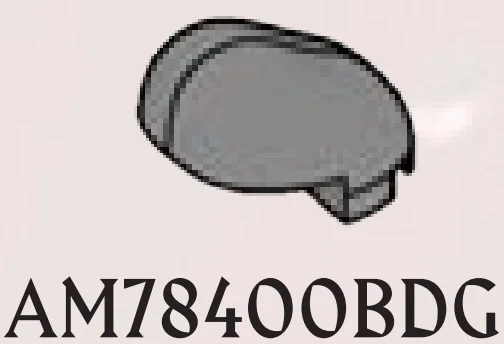 Tile 2 x 2 rounded with stepped sloping surface in Gray, Dark (Flake)