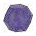 Gear: dodecagon with textured faces & hole on bottom (Engram)