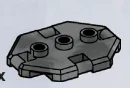 Halo, Pod Air Brake Rotorhead in Gray, Dark (Metallic)