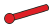 Weapon: Medium Shooter Ball joint on long pin in Red, Flame