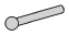 Weapon: Medium Shooter Ball joint on long pin in Gray, Dull
