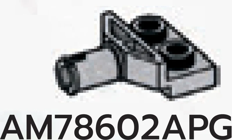 Vehicle Plate Modified 1 x 2 with axle in Gray, Steel