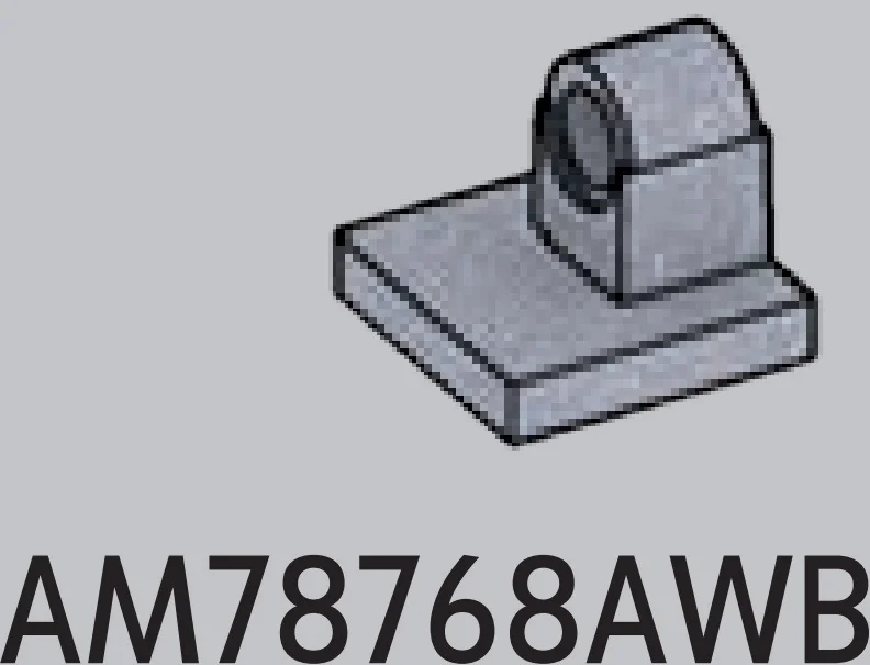 Tile 2 x 2 with pin connector in Gray, Medium (Metallic)