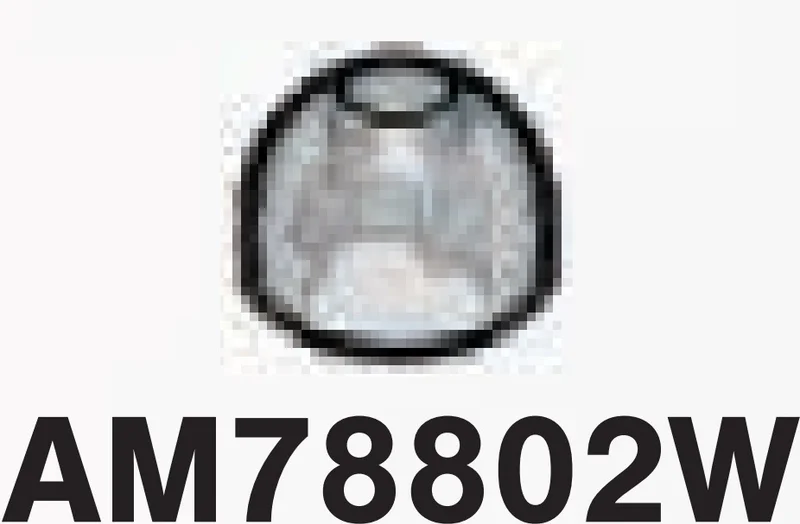Brick 1 x 1 dome with with hole in Clear (Translucent)