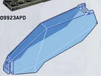 Canopy, UNSC Wasp VTOL in Cyan (Translucent)