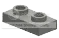Plate 1 x 2 with one stud on side in Gray, Dark (Metallic)