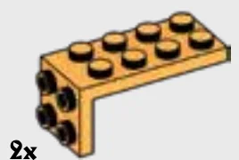 Bracket 2 x 4 - 2 x 2 with studs in Orange, Florida
