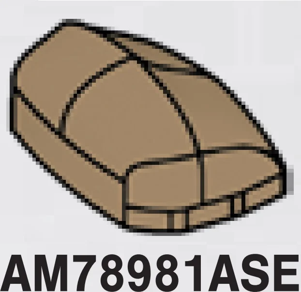 Slope curved round 2 x 3 in Brown, Teak