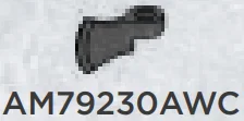 Weapon, Melee: axe, head in Gray, Dark (Metallic Camo)