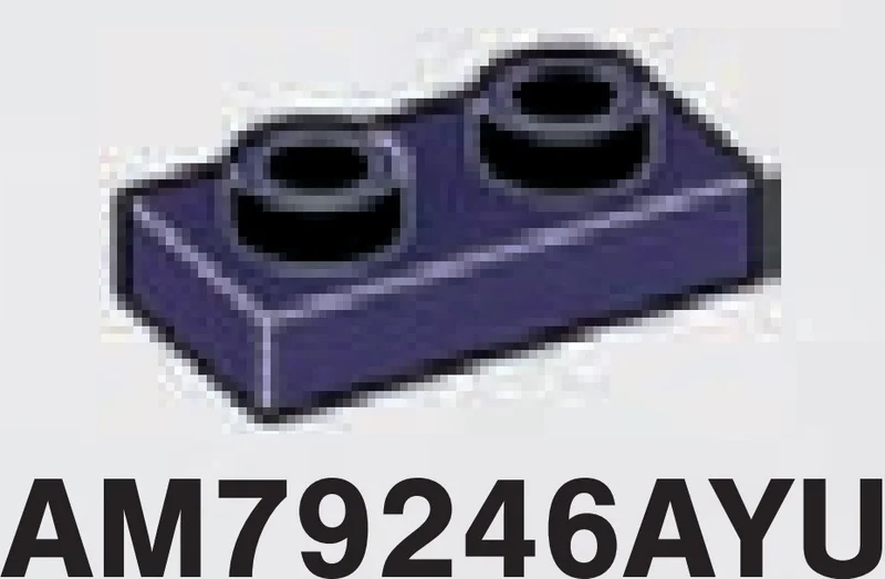 Plate 1 x 2 with hollow studs