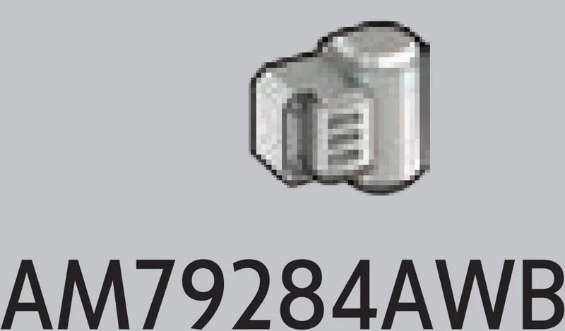 Gear: figure attachment w/ Peg Hole in Gray, Medium (Metallic)