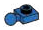 Plate 1 x 1 with small ball joint in Blue