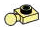 Plate 1 x 1 with small ball joint in Yellow, Pastel