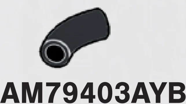 Connector: pipe, small 3 studs long, curved in Gray, Dark Charcoal