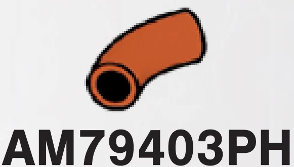 Connector: pipe, small 3 studs long, curved in Red, Brick