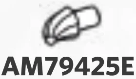 Body part: horn/tooth, small, on small pin in White