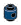 Brick 1 x 1 round, male:male connector with hole in side in Blue, Midnight